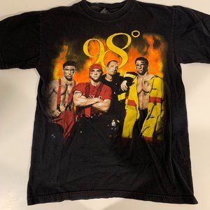 Authentic Vintage Y2K 98 Degrees Boy Band Shirt (M)